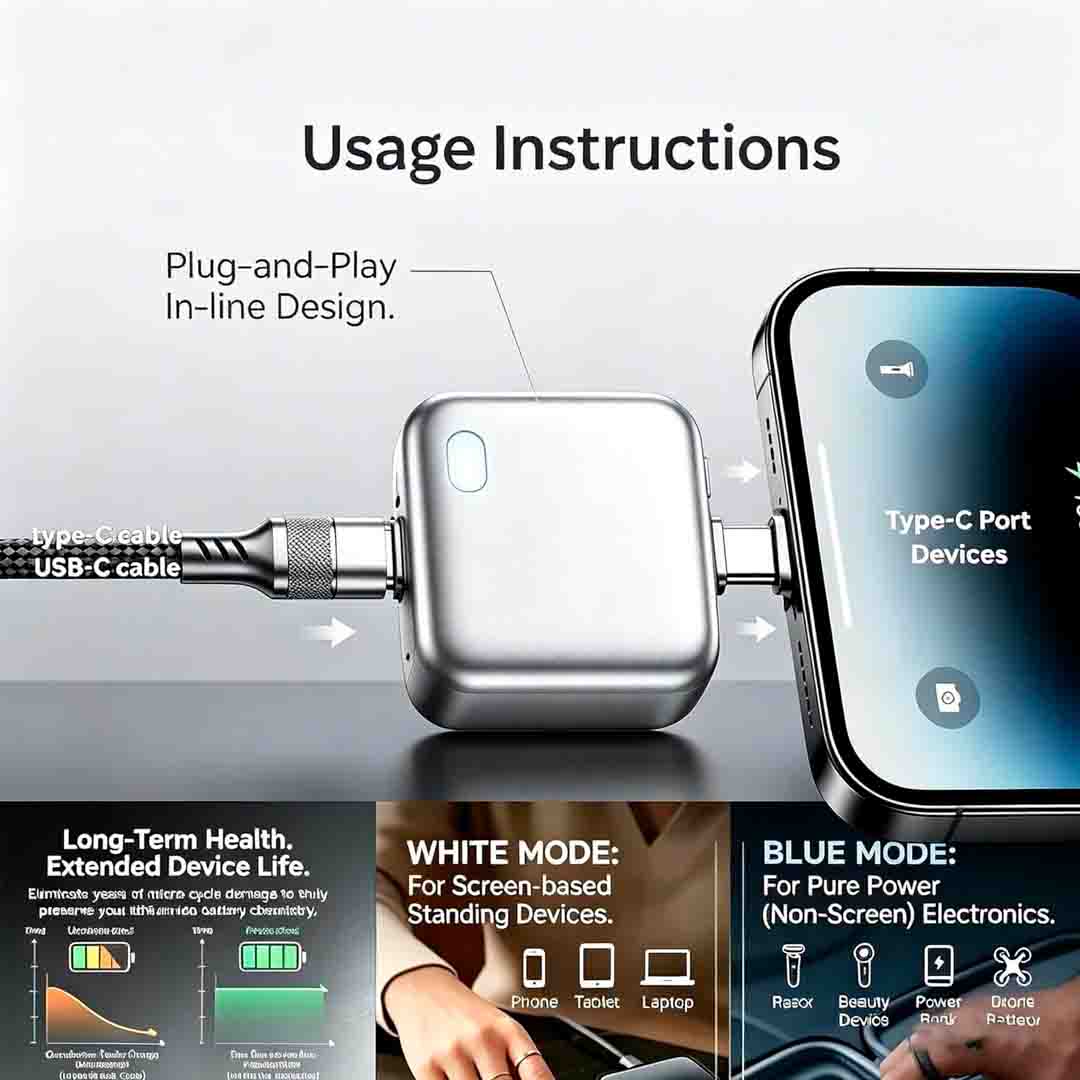 Cutt - Smart USB-C Battery Protector